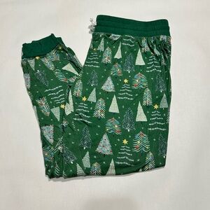 Little sleepies christmas pajama bottoms size medium